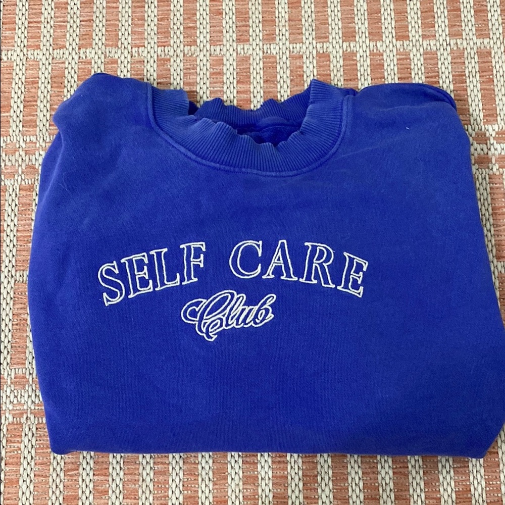 Aerie Blue Crew Neck Sweater